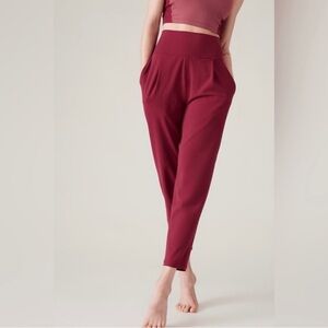 Athleta Elation Jogger Pants Coffee Berry